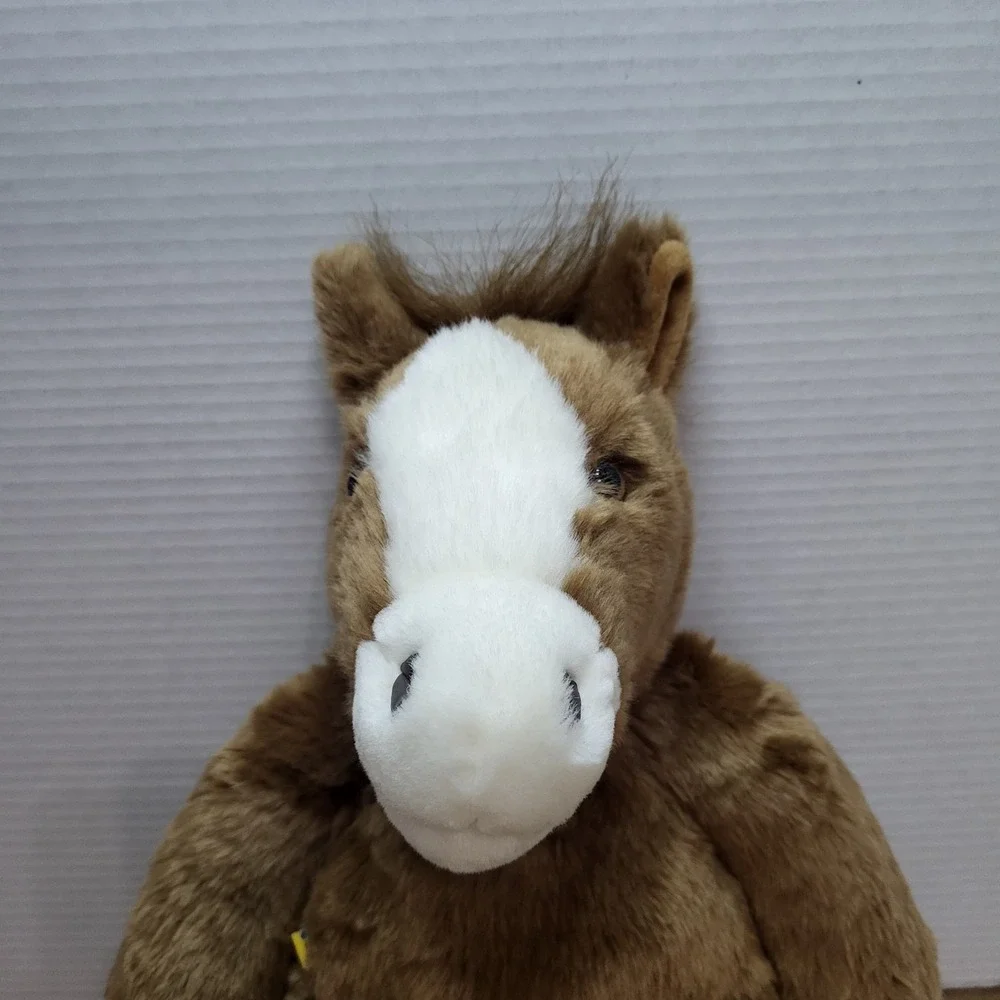 Build A Bear Workshop Floppy Brown Horse Plush Pony Stuffed Animal Toy